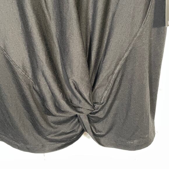 ID Ideology Women's Side-Knot T-Shirt,  Black XXL - Picture 4 of 5